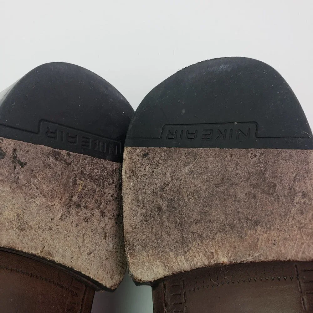 Cole Haan Mens Size 9.5 Brown NikeAir Tassel Slip On Formal Dress Loafer Shoes